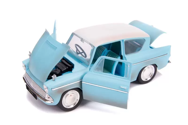 Ford Anglia 1959 de Harry Potter com Boneco - Miniatura Detalhada 1:24 - Jada Toys