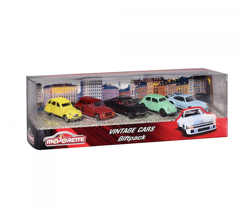 Conjunto Vintage de 5 Miniaturas de Veículos - Majorette - Escala 1:64