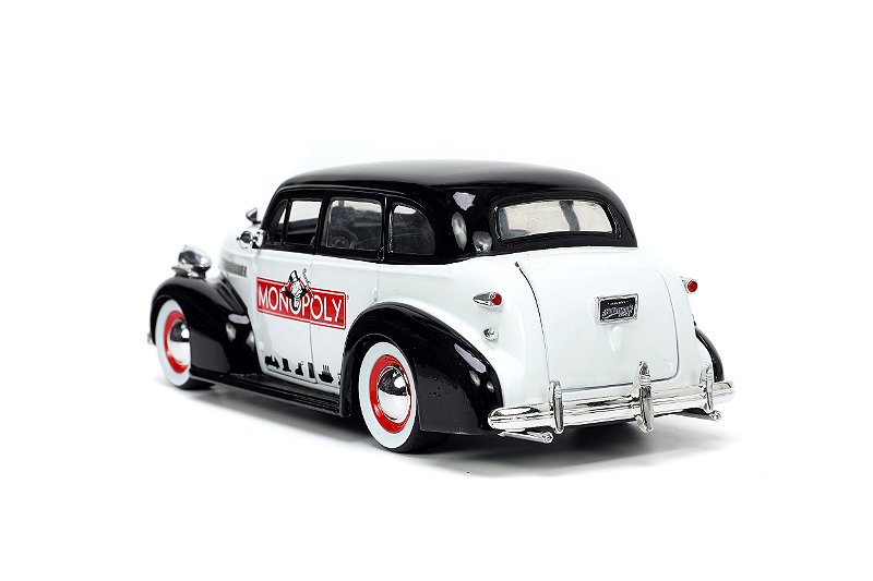 Miniatura Chevy Master 1939 com Boneco Mr. Monopoly - Jada Toys - Escala 1:24