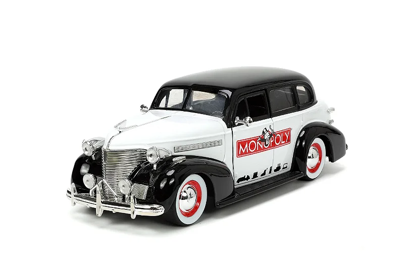 Miniatura Chevy Master 1939 com Boneco Mr. Monopoly - Jada Toys - Escala 1:24