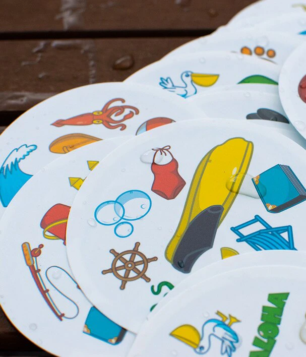 Jogo Dobble À Prova d'Água - Diversão Sem Limites em Qualquer Lugar! Galápagos