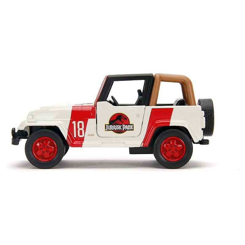 Miniatura Jurassic World 1:32 Jeep Wrangler Die-cast Car - Jada Toys