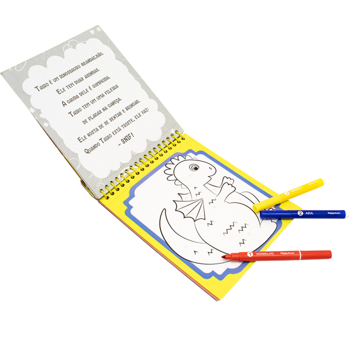 Colorindo por Números: Dinossauros da Mammoth World - Happy Books