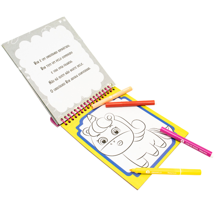 Colorindo por Números: Unicórnios da Mammoth World - Happy Books