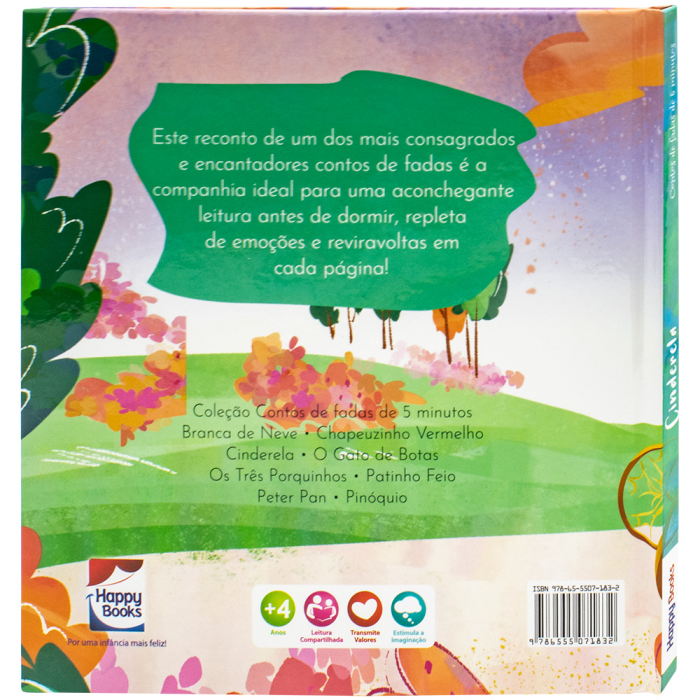 Contos de Fadas de 5 Minutos: Cinderela da Little Pearl Books - Happy Books