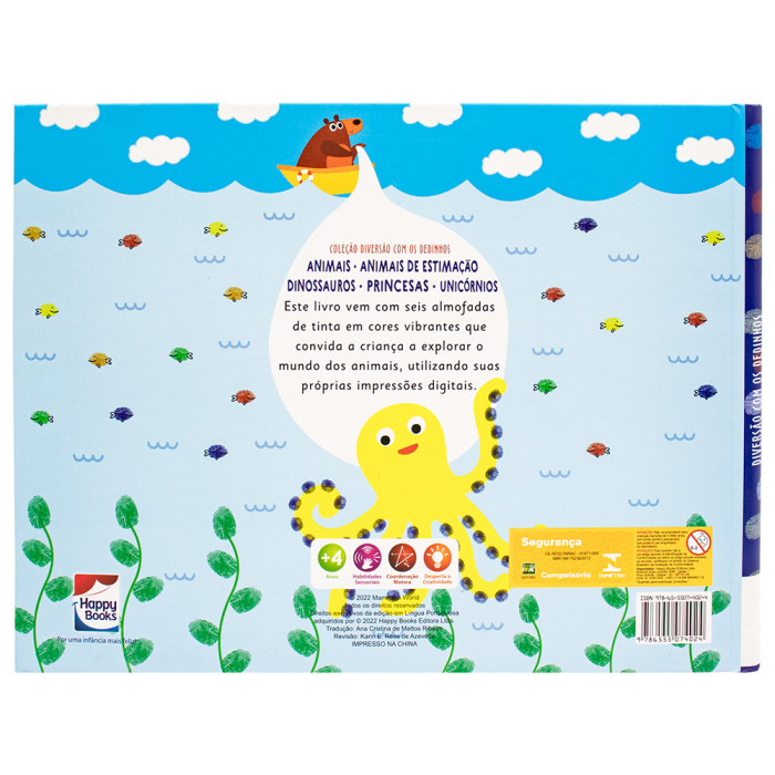 Diversão com os Dedinhos: Animais da Mammoth World - Happy Books