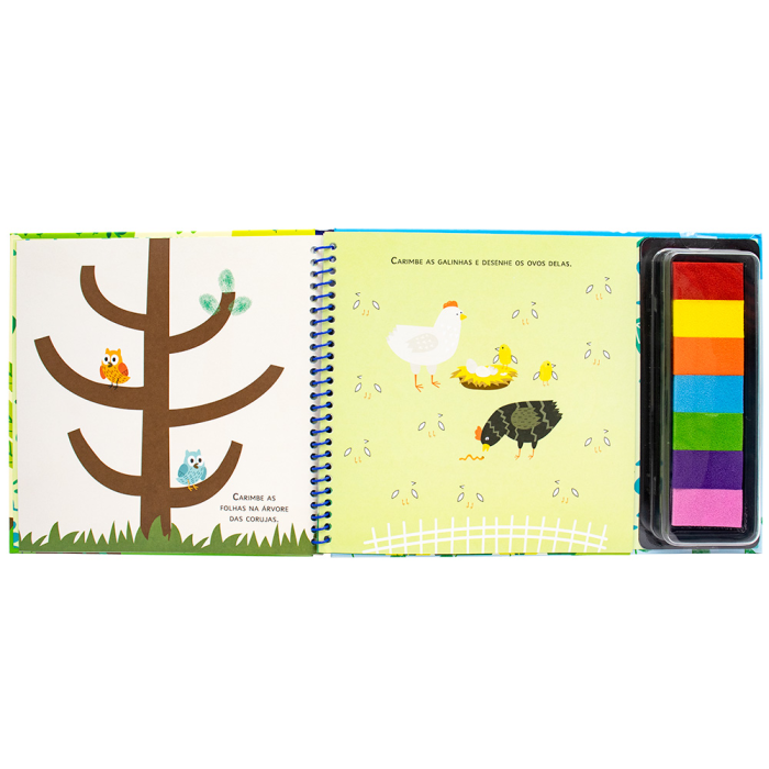 Diversão com os Dedinhos: Animais da Mammoth World - Happy Books