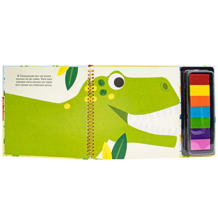 Diversão com os Dedinhos: Dinossauros da Mammoth World - Happy Books