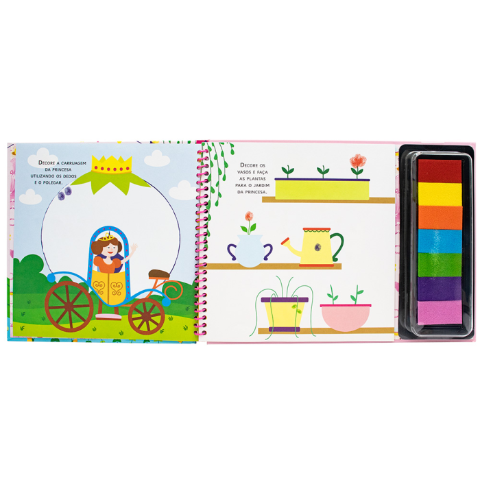 Diversão com os Dedinhos: Princesas da Mammoth World - Happy Books