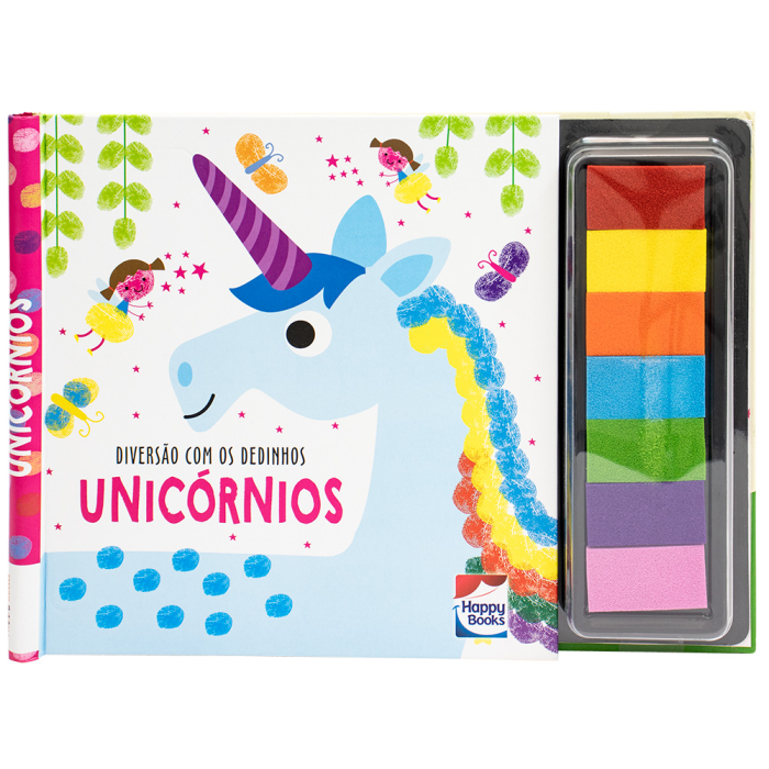 Diversão com os Dedinhos: Unicórnios da Mammoth World - Happy Books