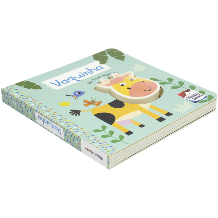 É do Barulho! Um Livro-Squeaky: Vaquinha da Mammoth World - Happy Books