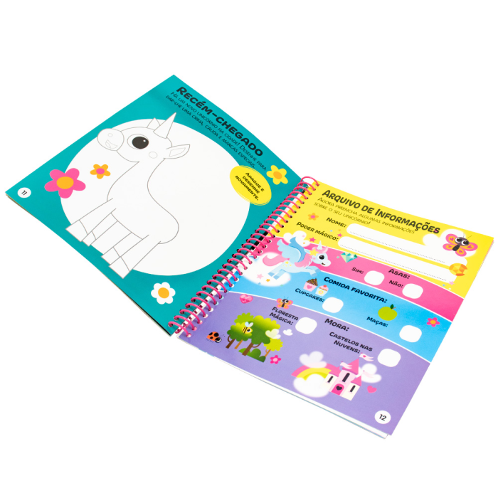 Escreva, Apague e Aprenda: Unicórnios da Curious Universe UK - Happy Books