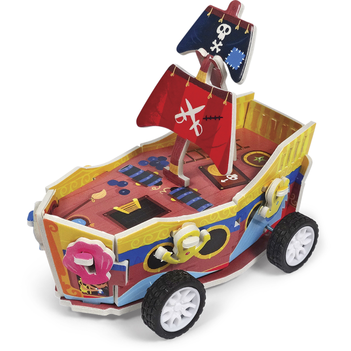 Faça Você Mesmo! Navio Pirata Sobre Rodas da Igloo Books - Happy Books