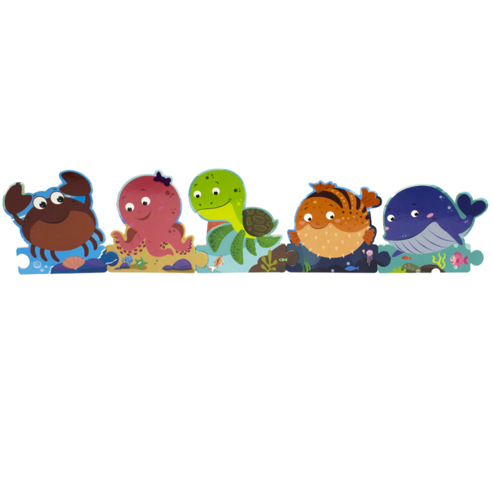 Leia, Encaixe & Brinque: Animais Marinhos da Mammoth World - Happy Books