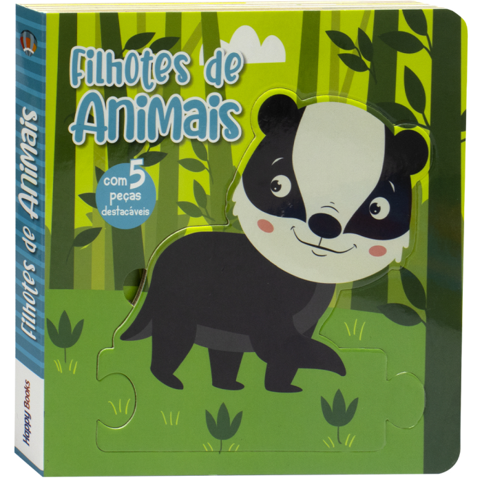 Leia, Encaixe & Brinque: Filhotes de Animais da Mammoth World - Happy Books