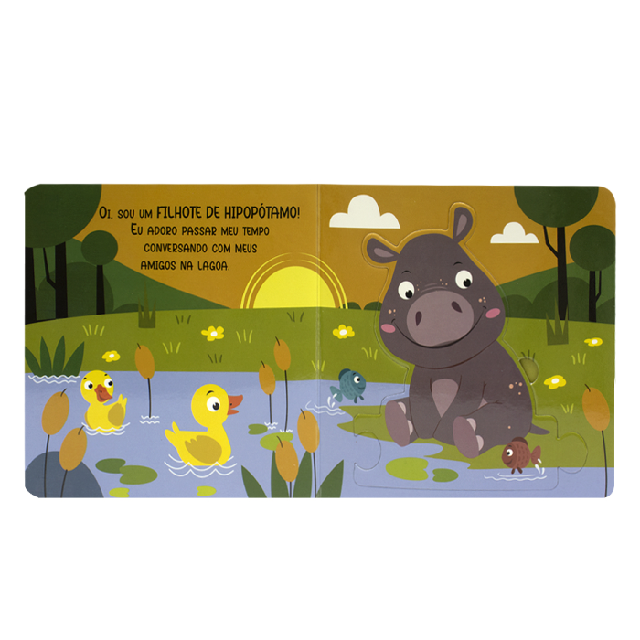 Leia, Encaixe & Brinque: Filhotes de Animais da Mammoth World - Happy Books