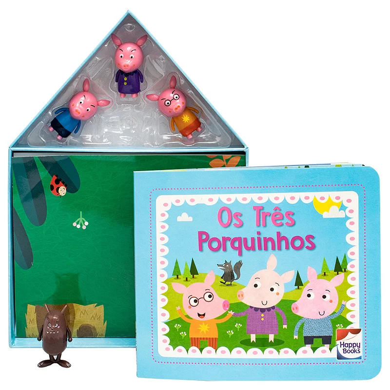 Livro-Casinha de Contos: Os Três Porquinhos da Mammoth World