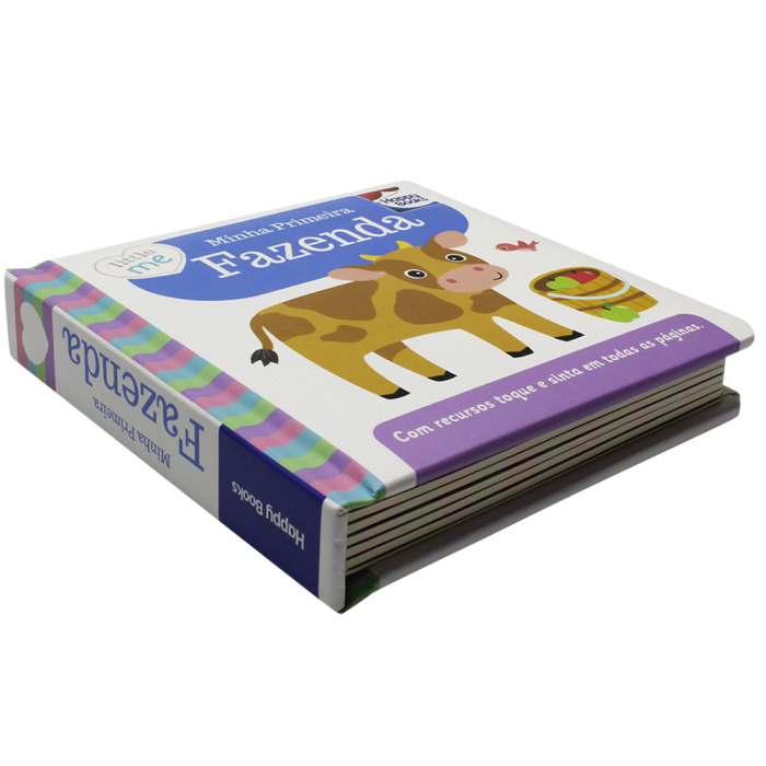 Little Me Livrinhos Rechonchudos - Toque e Sinta: Minha Primeira Fazenda - Happy Books