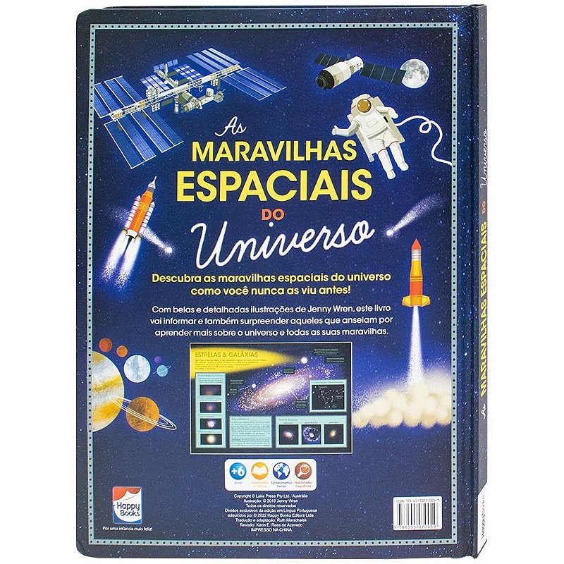 As Maravilhas Espaciais do Universo - Capa Dura - Happy Books