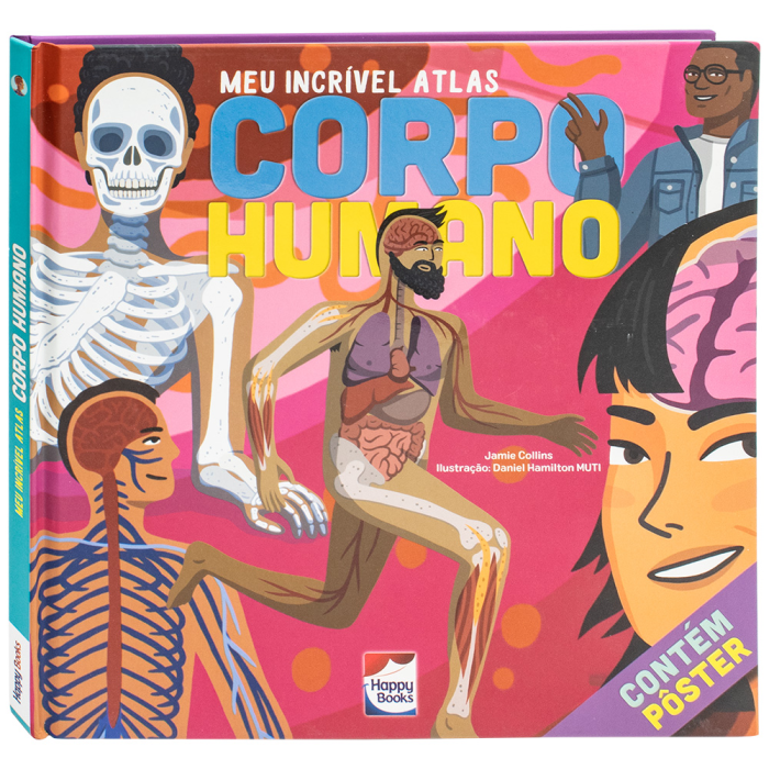Livro Meu Incrível Atlas: Corpo Humano - Happy Books