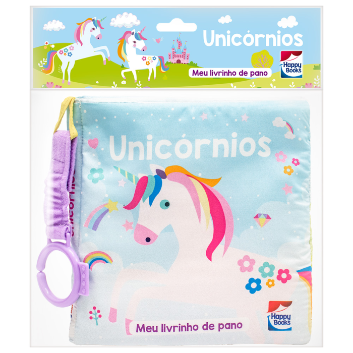 Meu Livrinho de Pano: Unicórnios - Happy Books