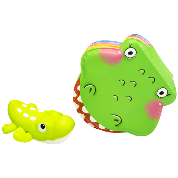 Meu Livrinho Fantoche de Banho: Cora, a Crocodilo vai para o Banho - Happy Books
