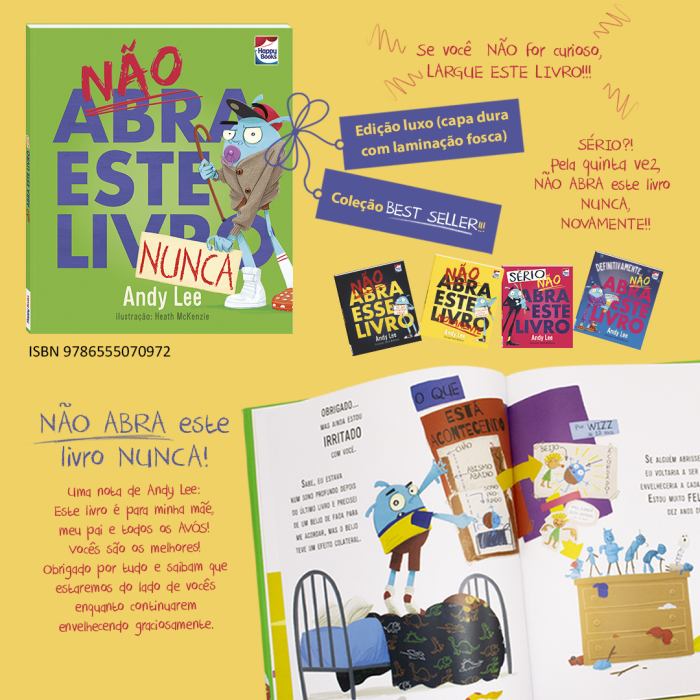 Não Abra Este Livro... Novamente - Happy Books