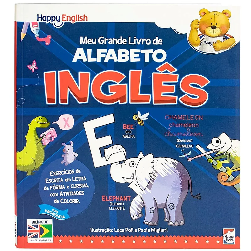 Happy English: Meu Grande Livro do Alfabeto em Inglês - Happy Books