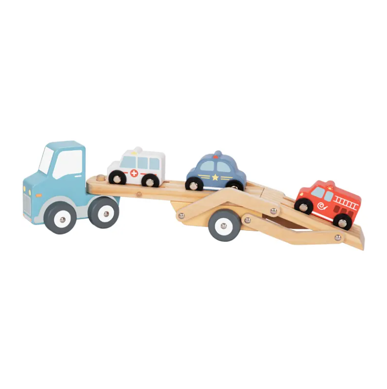 Caminhão Cegonha Madeira Took Toy Infantil