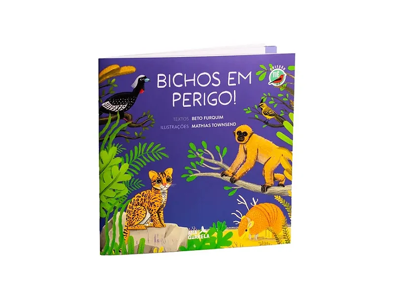 Bichos em Perigo – Livro + Jogo da Memória - Araquarela