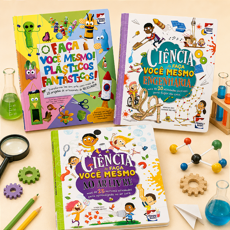 Kit Ciência do Faça Você Mesmo - 3 volumes