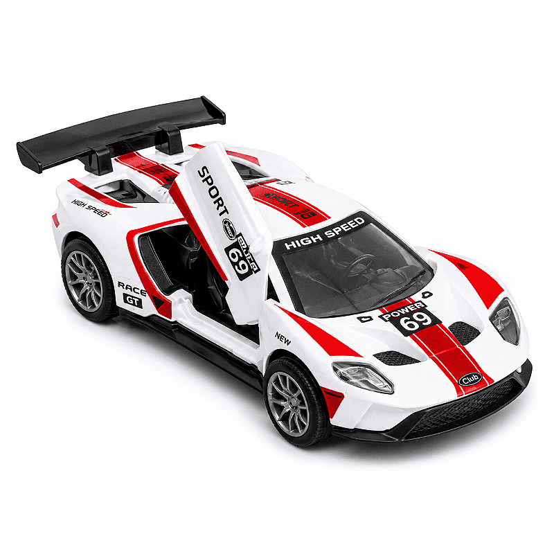 Carrinho Esportivo GT - Branco 1:32