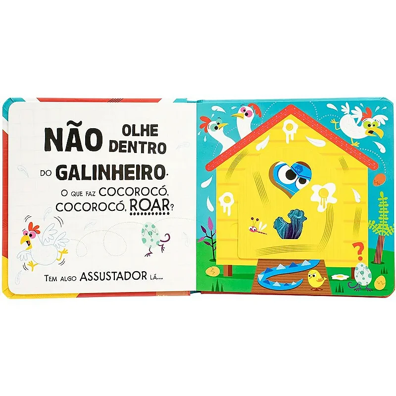 Não Olhe Dentro! Cuidado, Dinossauros na Fazenda!