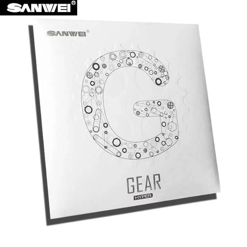 Borracha Para Raquete de Tênis de Mesa SANWEI - Gear Hyper