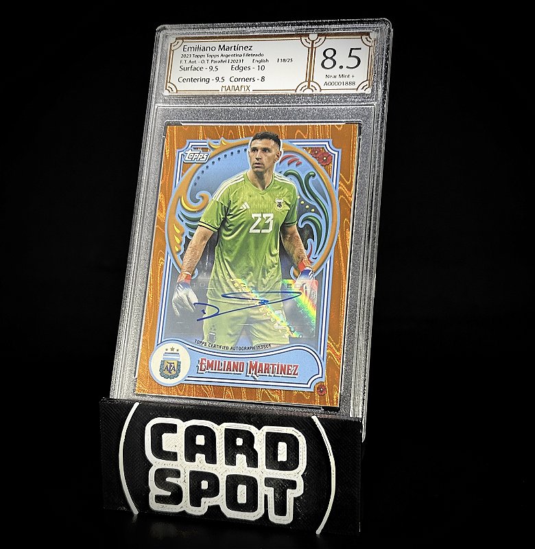 Emiliano Martinez 18/25 Autógrafo - 2023 Topps Argentina Fileteado