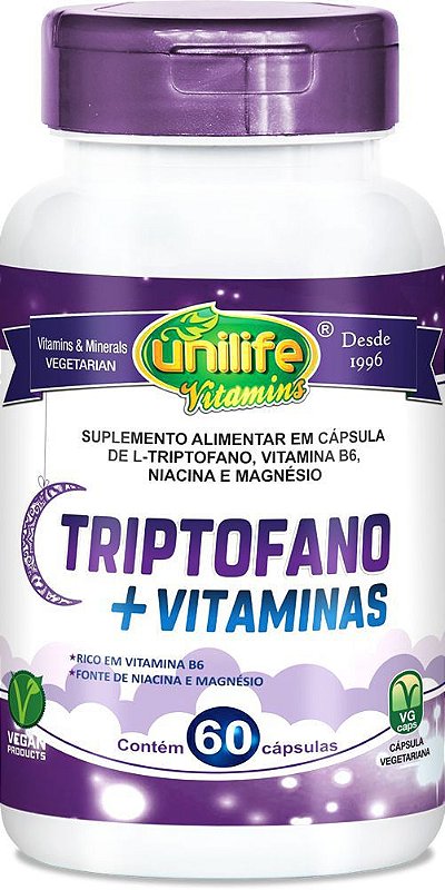 Vitamina B3 Niacina Unilife 60 Cápsulas