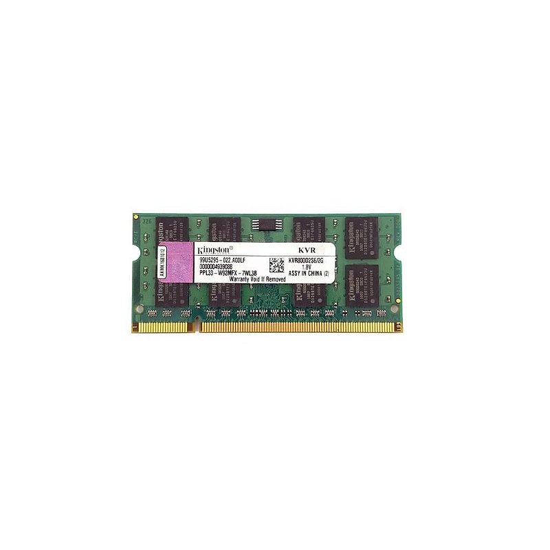 Memória Ram Kingston KVR800D2S6/2G: DDR2, 2GB, 800, SODIMM - ShockTI ...