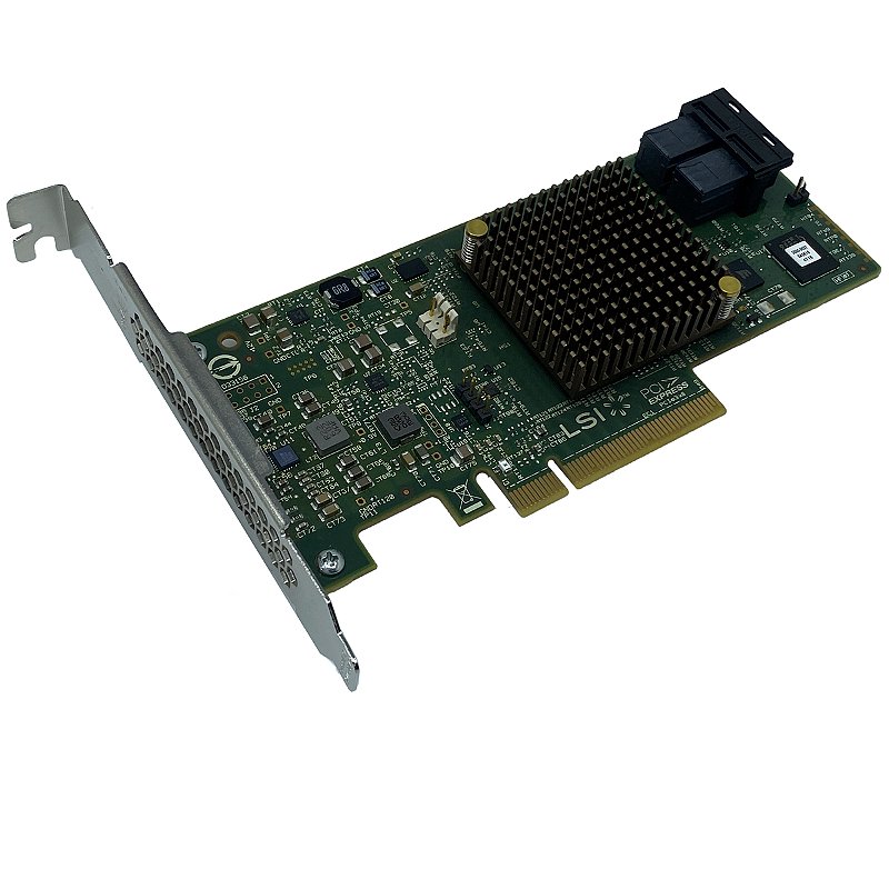 Placa MegaRAID Sas / Sata 9341-8i 2 Portas 12 Gbps PCIe 3.0 - ShockTI ...