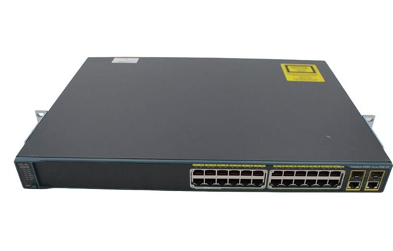 Switch Cisco 2960 WS-C2960-24PC-L: 24 x 10/100 (PoE) - ShockTI
