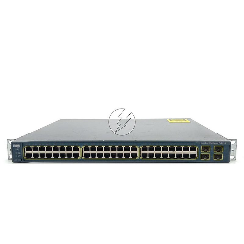 Switch Cisco Catalyst 3560 series PoE-48 WS-C3560-48PS-S: 48 - ShockTI ...