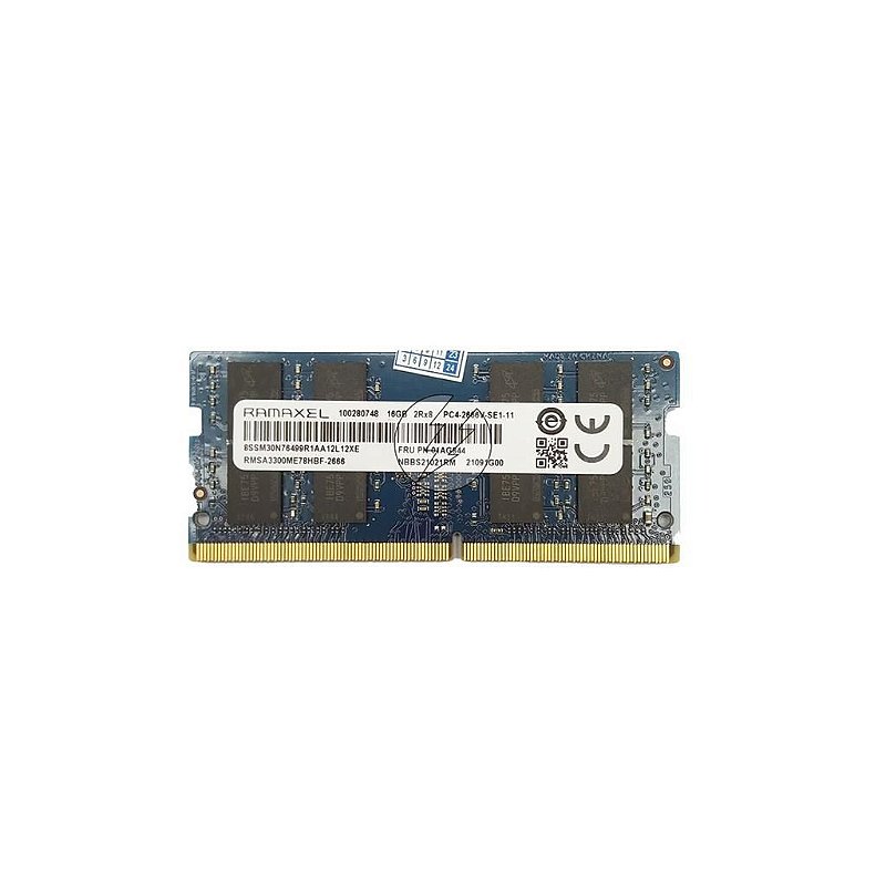 Ramaxel SO-DIMM DDR4-2666 8GB×2枚 計16GB Memória Ram Ramaxel: DDR4 16GB, 2Rx8, 2666V, SODIMM - ShockTI