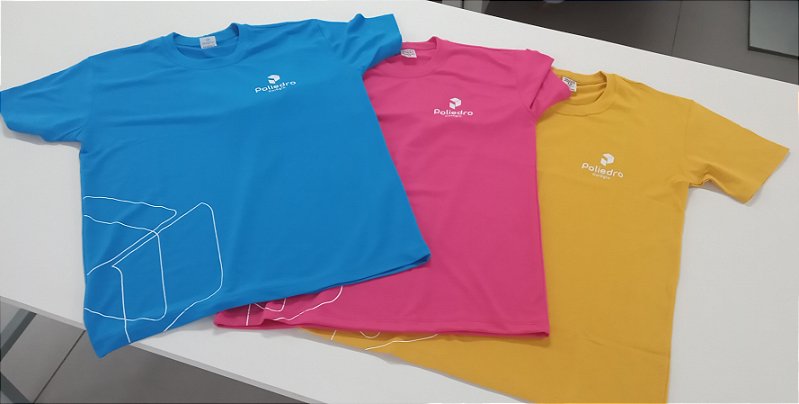 Camiseta manga curta poliedro