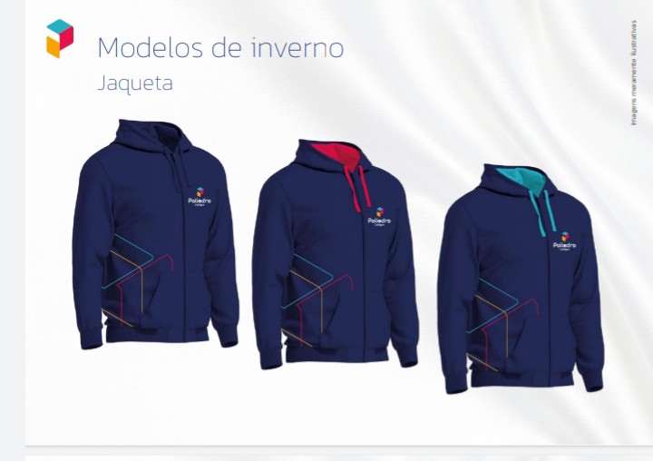 Jaqueta moletom Poliedro
