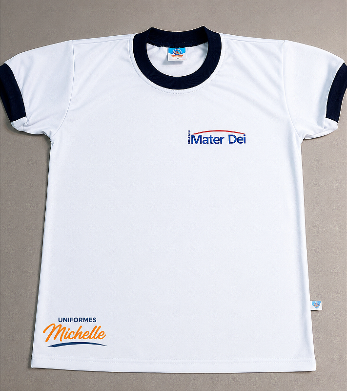 Camiseta manga curta Mater dei AZUL MARINHO ou branca