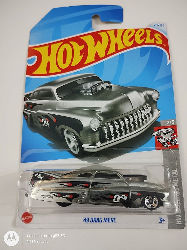 Hot Wheels 49 Drag Merc - ntminiaturas - miniaturas colecionaveis