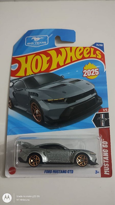 Hot Wheels Ford Mustang GTD - ntminiaturas - miniaturas colecionaveis