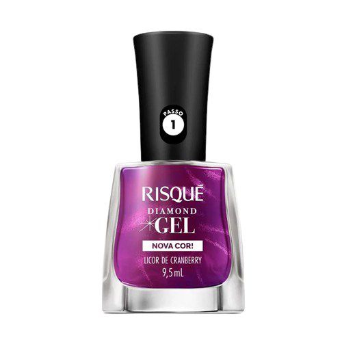 ESMALTE RISQUÉ GEL LICOR DE CRANBERRY - Loja da Manicure