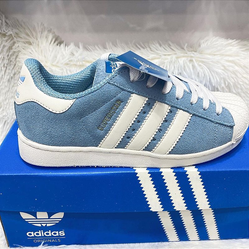 Tenis adidas superstar camurça discount