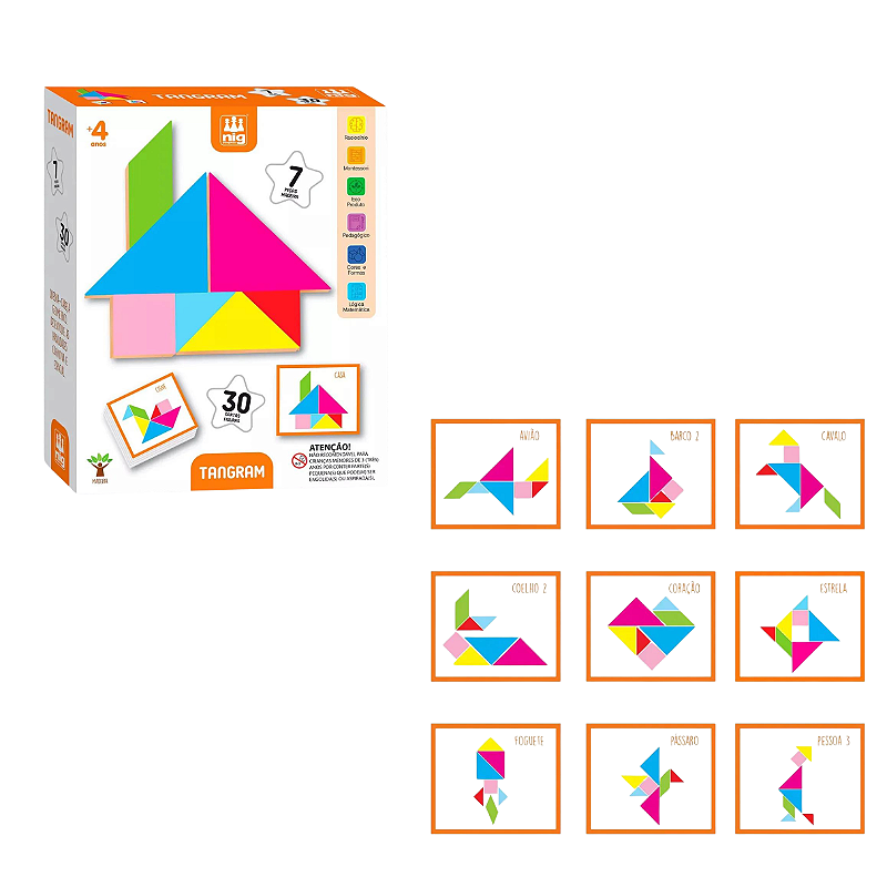 Tangram Nig Brinquedos Alternativa Brinquedos Alternativa