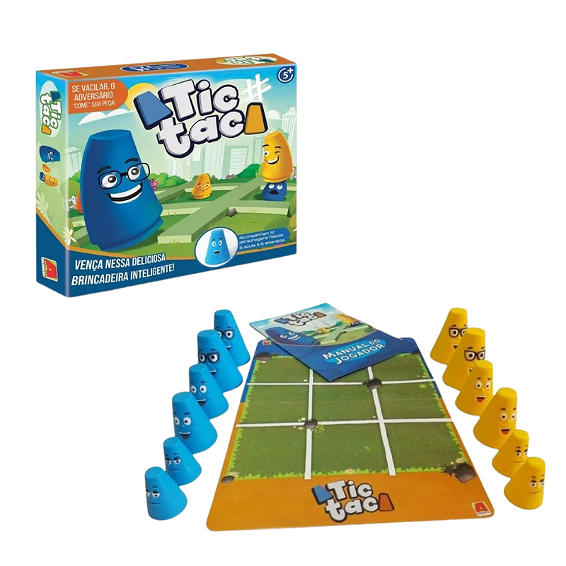 Jogo Tic Tac Toe - Algazarra | Alternativa Brinquedos